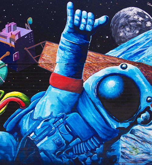 Mural by Todd Stands, David Frink and Dual Hem